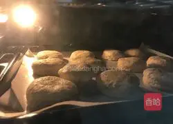 British afternoon tea: Illustration of how to make scones 13