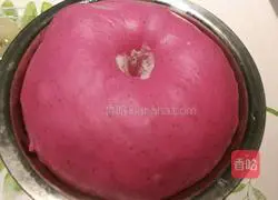 Illustration of making bean paste mochi and dragon fruit bread 11