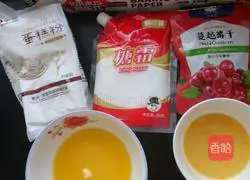 Illustration of how to make cranberry cookies 1