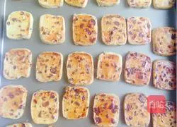 Egg Yolk Cranberry Cookies Illustration of how to do it 7