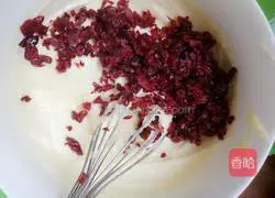 Illustration of how to make cranberry cookies 9
