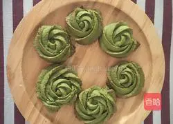 Illustration of how to make cocoa cookies and matcha cookies 10