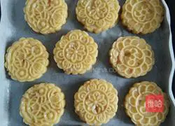 Illustration of how to make peanut walnut biscuits 9