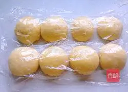 Illustration of how to make ham and sesame bread 7