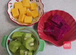 Illustration of how to make yam and fruit mooncakes 3