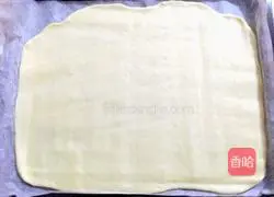 Illustration of how to make meat floss rolls 9