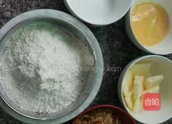 Illustration of how to make moon cake cookies 1