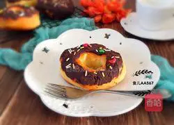 Illustration of how to make bread donuts 12