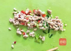 Illustration of how to make meat-flavored pancakes 6