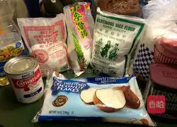 Cocoa snowskin mooncakes Illustration of how to do it 1