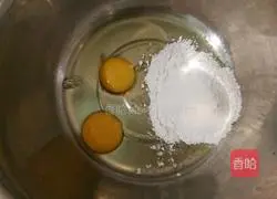 Illustration of how to make dried cranberry pancakes 1