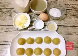 Illustration of how to make mung bean bread 1