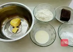 Illustration of how to make mushroom biscuits 1