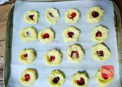 Illustration of how to make cranberry cookies 14