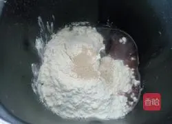 Illustration of how to make Sakura bean paste buns 2