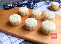 Illustration of how to make mung bean snowskin mooncakes 15