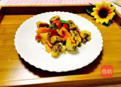 Illustration of how to make fried moon cakes 5