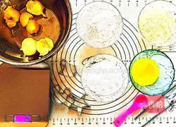 Illustration of how to make milk biscuits 1