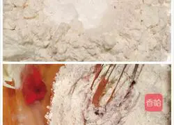 Chocolate wrinkle (crack) biscuits (cookies) instructions 4