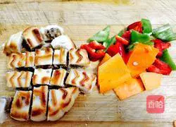 Illustration of how to make fried moon cakes 1