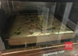 Illustration of how to make chives and meat floss rolls 15