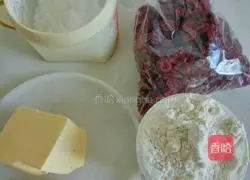 Illustration of how to make cranberry cookies 1