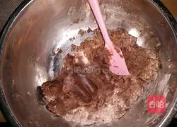 Illustration of how to make cocoa biscuits (slightly bitter) 4