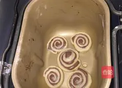 Illustration of how to make cocoa two-color toast 9