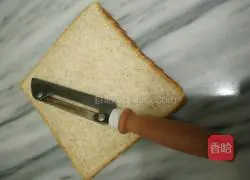 Illustration of how to make crispy toast 1