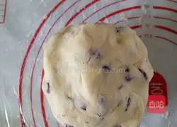 Illustration of how to make color-blocked cranberry cookies 6