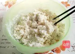 Illustration of making sauce-flavored pancake 1