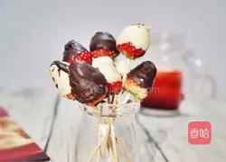Strawberry Chocolate Lollipop Recipe Illustration 5