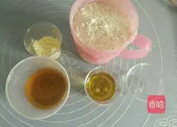 Illustration of how to make bean paste mooncakes 1