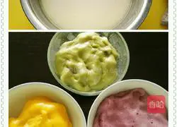 Snow Skin Mooncake (Purple Sweet Potato, Pumpkin Matcha) Recipe Illustration 6