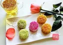 Illustration of how to make chestnut and snow skin mooncakes 20