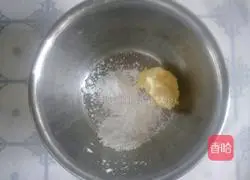 Illustration of how to make matcha flower-shaped biscuits 2