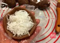 Cocoa Snow Skin Mooncake Recipe Illustration 7