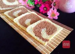 Illustration of two-color toast (one-time water bath fermentation) 13