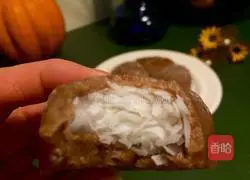 Cocoa Snow Skin Mooncake Recipe Illustration 11