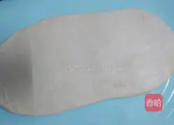 Illustration of how to make chives and meat floss toast 6