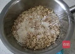 Illustration of how to make coconut oil oatmeal cookies 4
