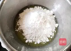 Illustration of how to make crispy sesame cookies 2