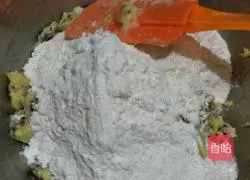 Crane Illustration of how to make raspberry cookies 5