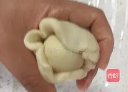 Illustration of how to make mustard vegetable and fresh meat mooncakes 8