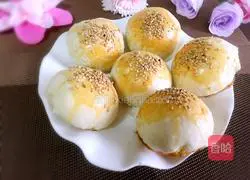 Illustration of how to make mustard vegetable and fresh meat mooncakes 21