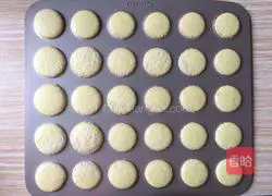 Illustration of how to make desktop macaron sponge ball cake 8