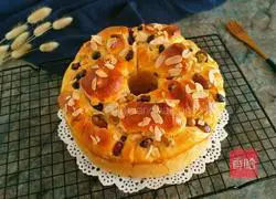 Illustration of how to make sweet bean hand-torn bread 19