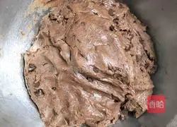 Illustration of how to make soft chocolate almond cookies 7
