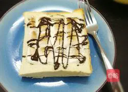 Illustration of how to make toasted marshmallows with banana toast 8