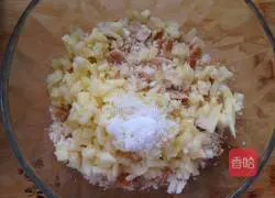 Apple Illustration of making toast cake 6